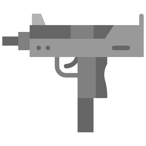 pistolet maszynowy Generic Flat ikona