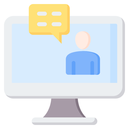 Online meeting Generic Flat icon