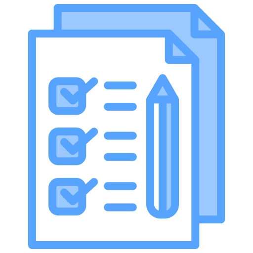 Assessment Generic Blue icon