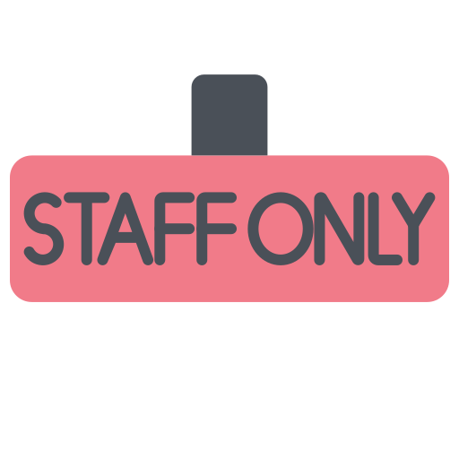 Staff only Generic Flat icon