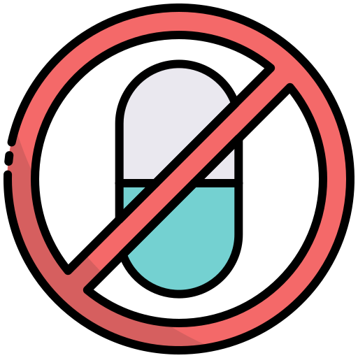 약물 금지 Generic Outline Color icon