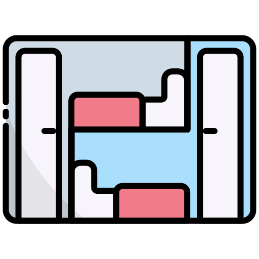Capsule hotel Generic Outline Color icon