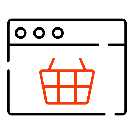 online einkaufen Generic Outline Color icon