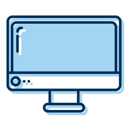 ordinateur Generic Blue Icône