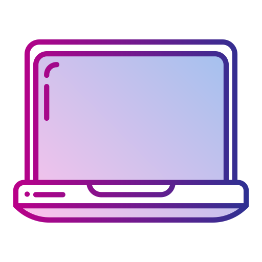 computer portatile Generic Lineal Color Gradient icona