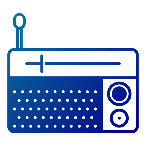 radio Generic Flat Gradient icono