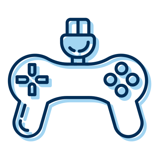 Game pad Generic Blue icon