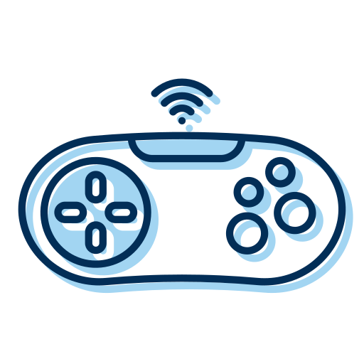 gamepad Generic Blue icoon