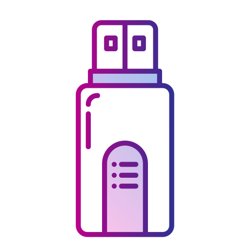 Flashdisk Generic Lineal Color Gradient icon