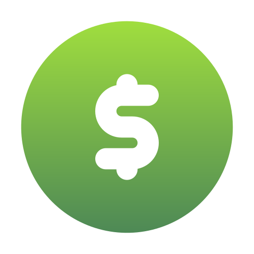 dollar Generic Flat Gradient icon