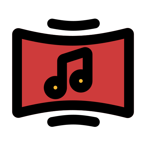 音楽ファイル Generic Outline Color icon