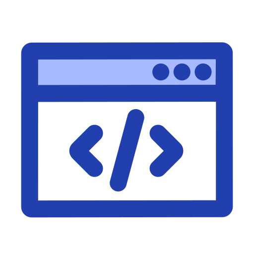 Code Generic Blue icon