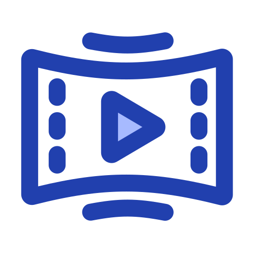 Video file Generic Blue icon