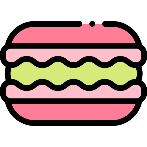 macaron Detailed Rounded Lineal color icon