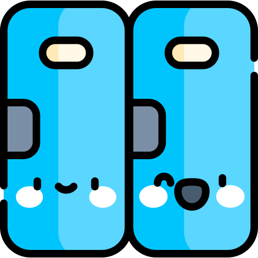 casiers Kawaii Lineal color Icône