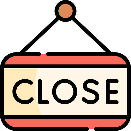 Close Kawaii Lineal color icon