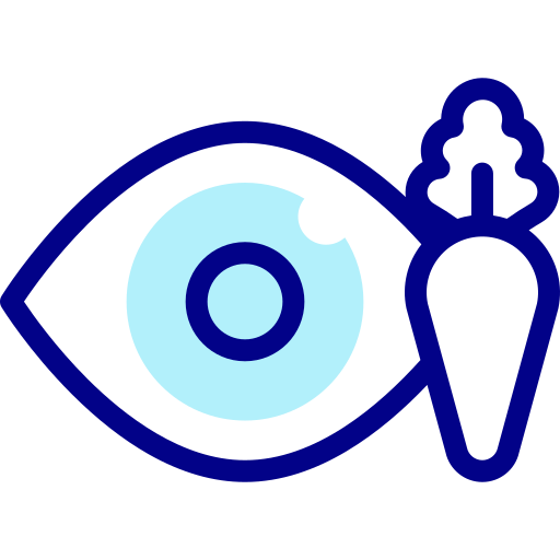 Eye Detailed Mixed Lineal color icon