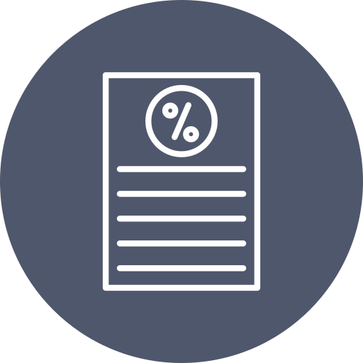 percentage Generic Flat icoon