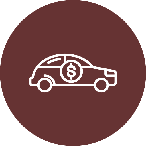 pożyczka samochodowa Generic Flat ikona