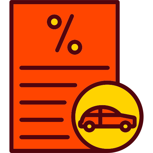 pożyczka samochodowa Generic Outline Color ikona