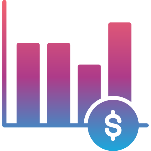 grafico a barre Generic Flat Gradient icona