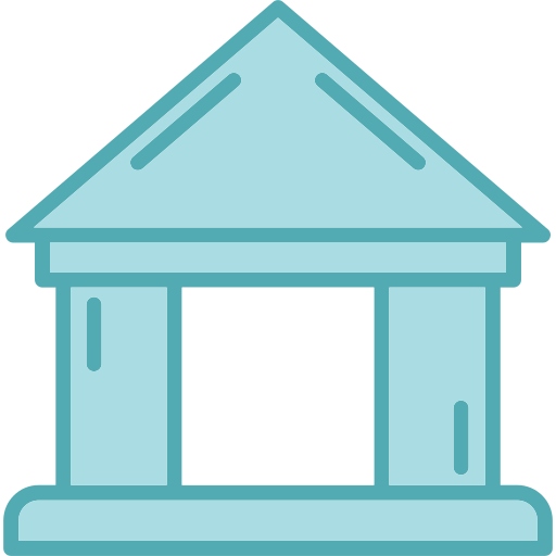 銀行 Generic Blue icon