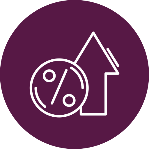 Interest rate Generic Flat icon