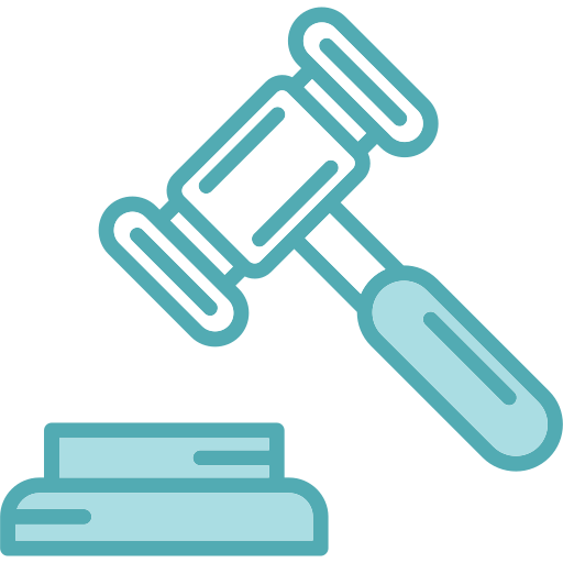 Gavel Generic Blue icon