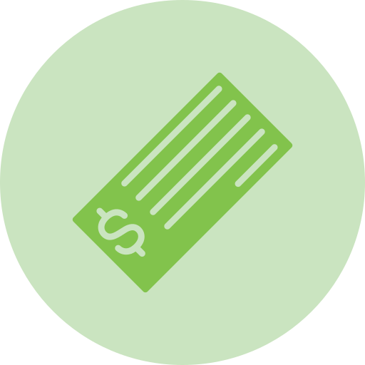 Cheque Generic Flat icon