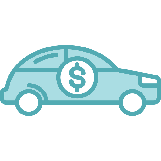 Car loan Generic Blue icon