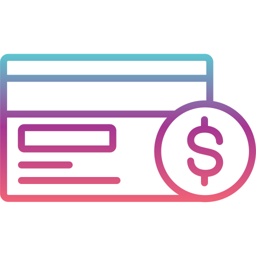 carta di credito Generic Gradient icona