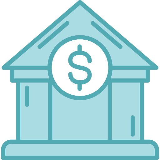 Bank Generic Blue icon