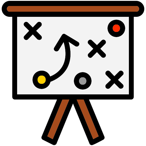 Game plan Generic Outline Color icon