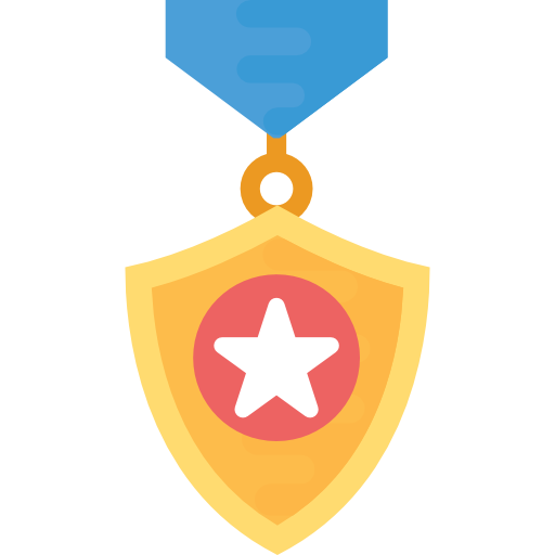 medal Flat Color Flat ikona