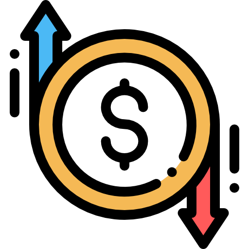 ドル Detailed Rounded Lineal color icon