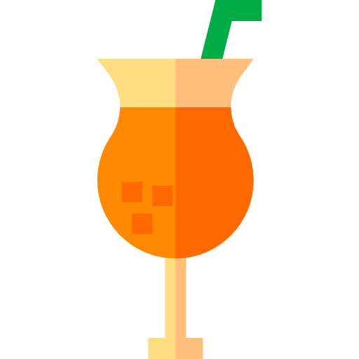 cocktail Basic Straight Flat icon