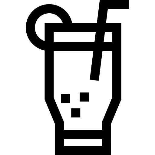 mojito Basic Straight Lineal icono
