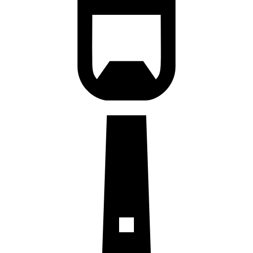 flaschenöffner Basic Straight Filled icon