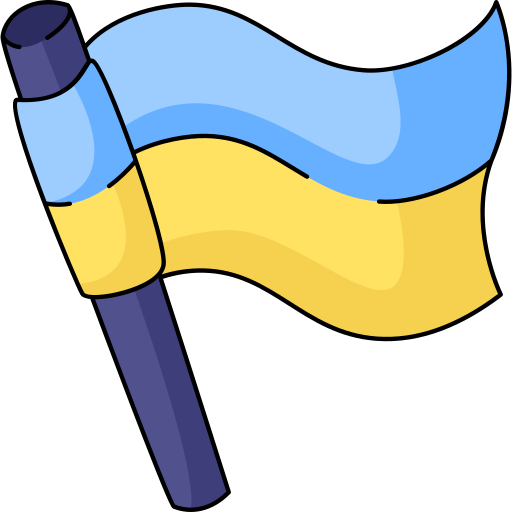 ukraine Generic Thin Outline Color Icône