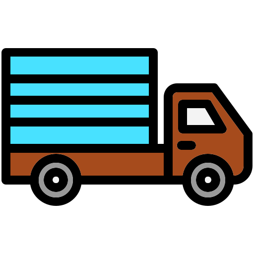caminhão de entrega Generic Outline Color Ícone