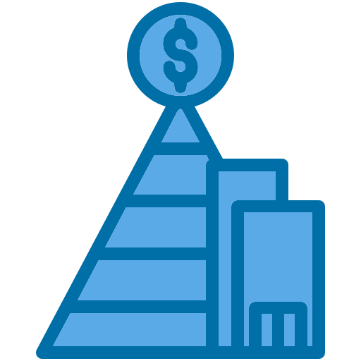 pirámide Generic Blue icono