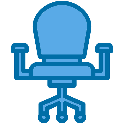 사무실 의자 Generic Blue icon