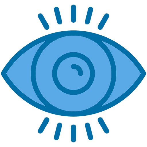 visión Generic Blue icono