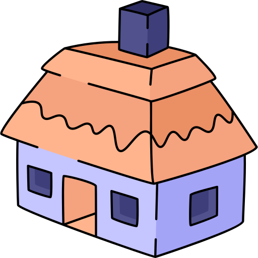 Hut Generic Thin Outline Color icon