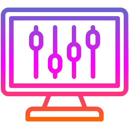 Equalizer Generic Gradient icon