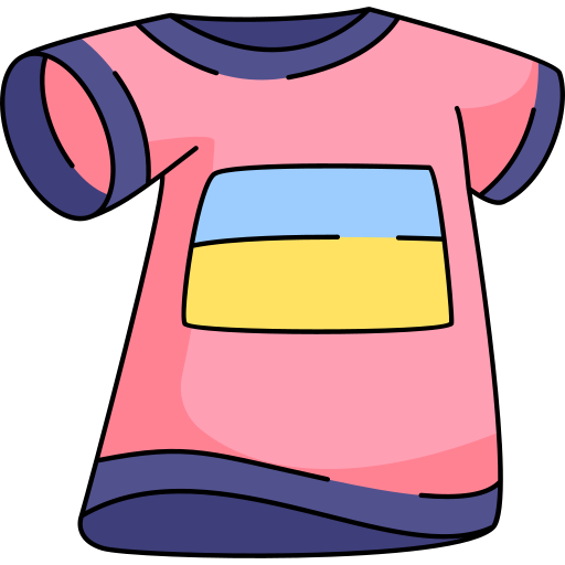 la chemise Generic Thin Outline Color Icône