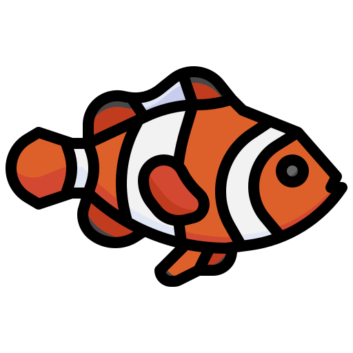 Clownfish Surang Lineal Color icon