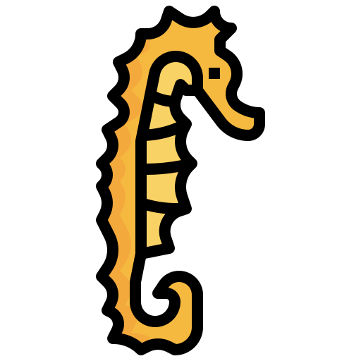 Seahorse Surang Lineal Color icon