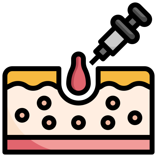 Syringe Surang Lineal Color icon
