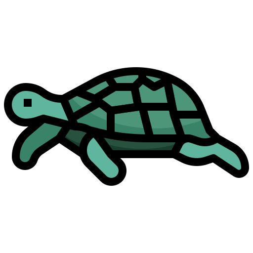 Черепаха Surang Lineal Color иконка